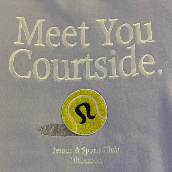 Lululemon Unisex Light Steady State Crewneck ~ Size Small ~ Serene Blue - Picture 6 of 8